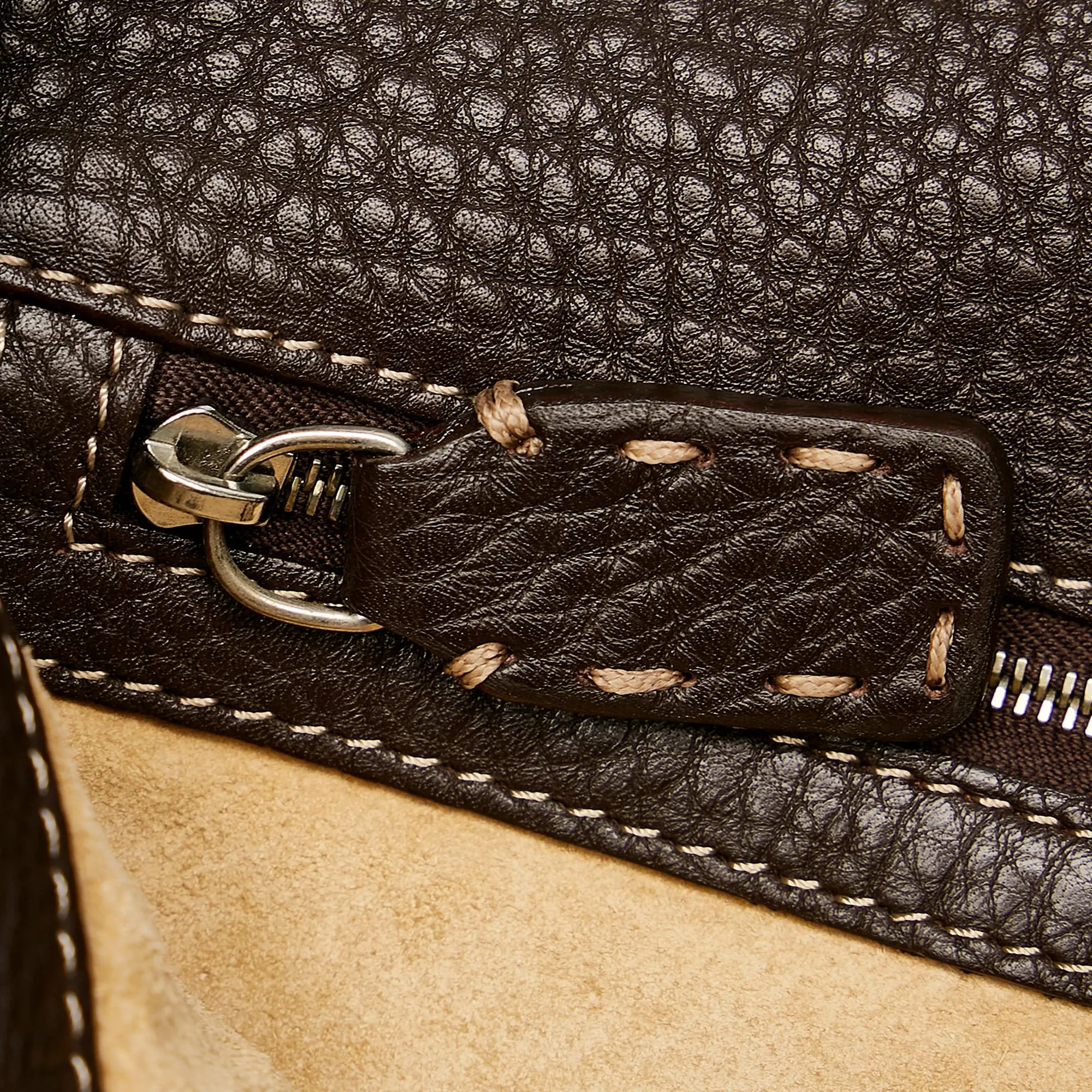 Fendi Selleria Leather Baguette (SHG-34890)