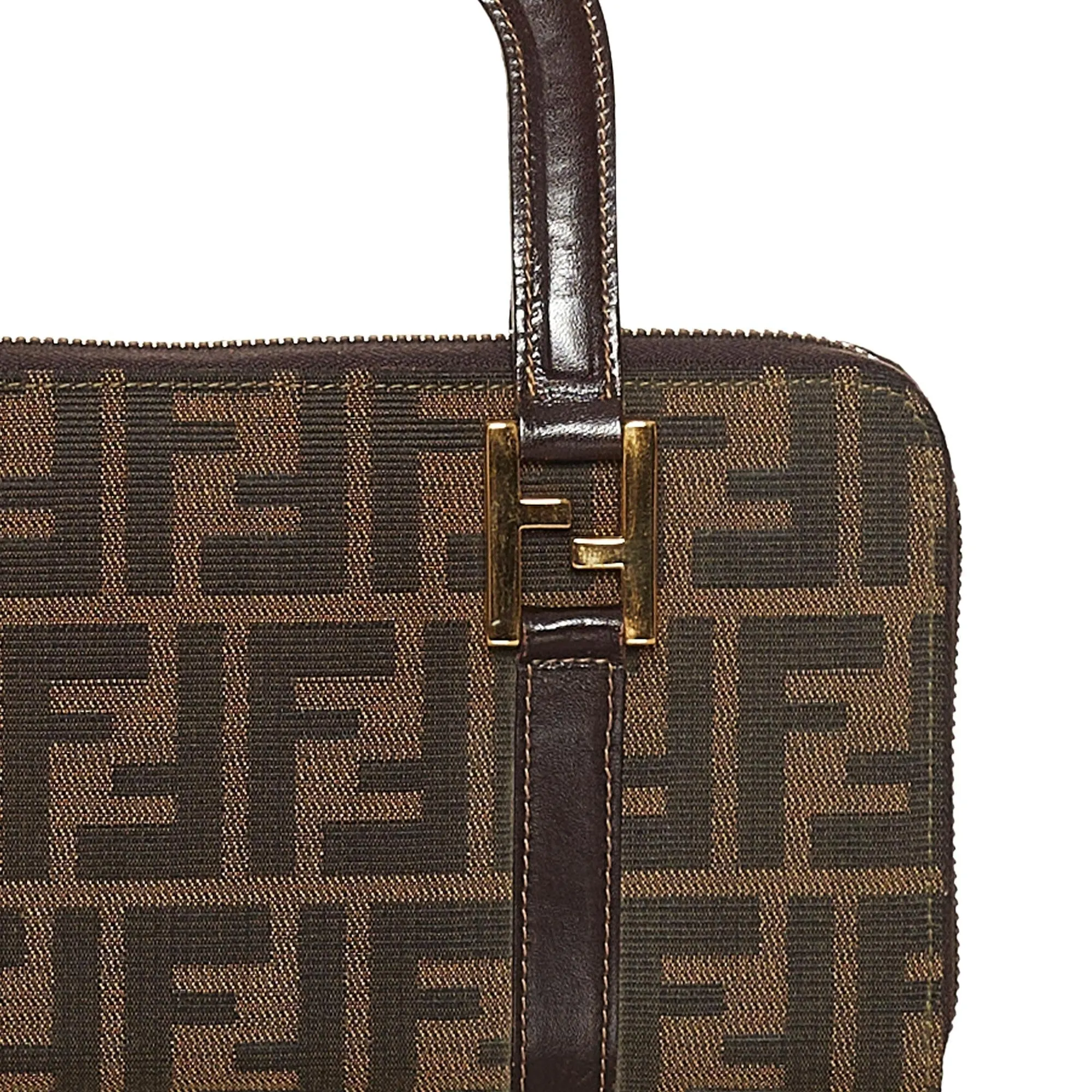 Fendi Zucca Canvas Handbag (SHG-34608)
