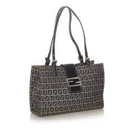 Fendi Zucchino Canvas Tote Bag (SHG-28122)