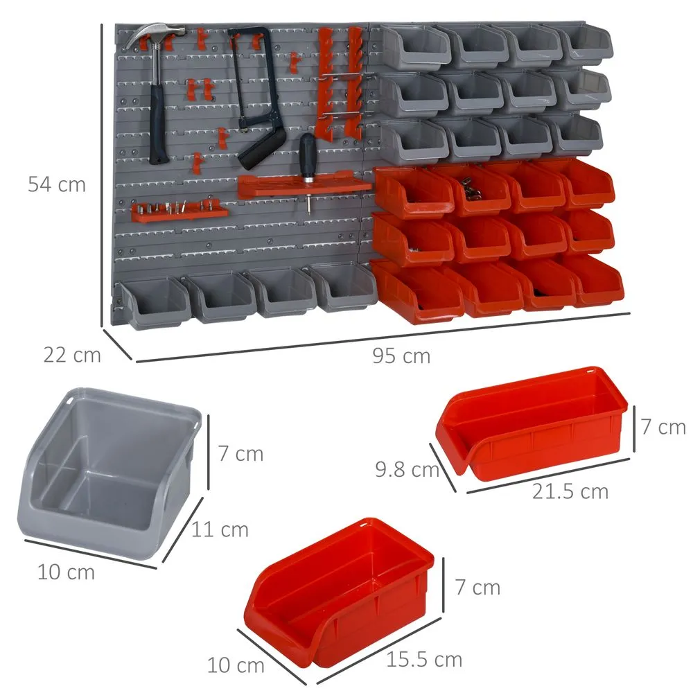 Garage Tool Storage – DURHAND Wall-Mounted Organizer