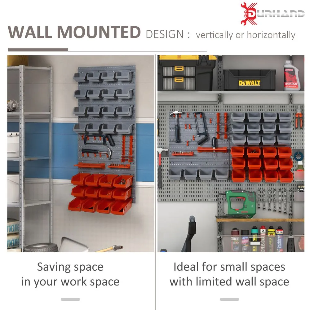 Garage Tool Storage – DURHAND Wall-Mounted Organizer