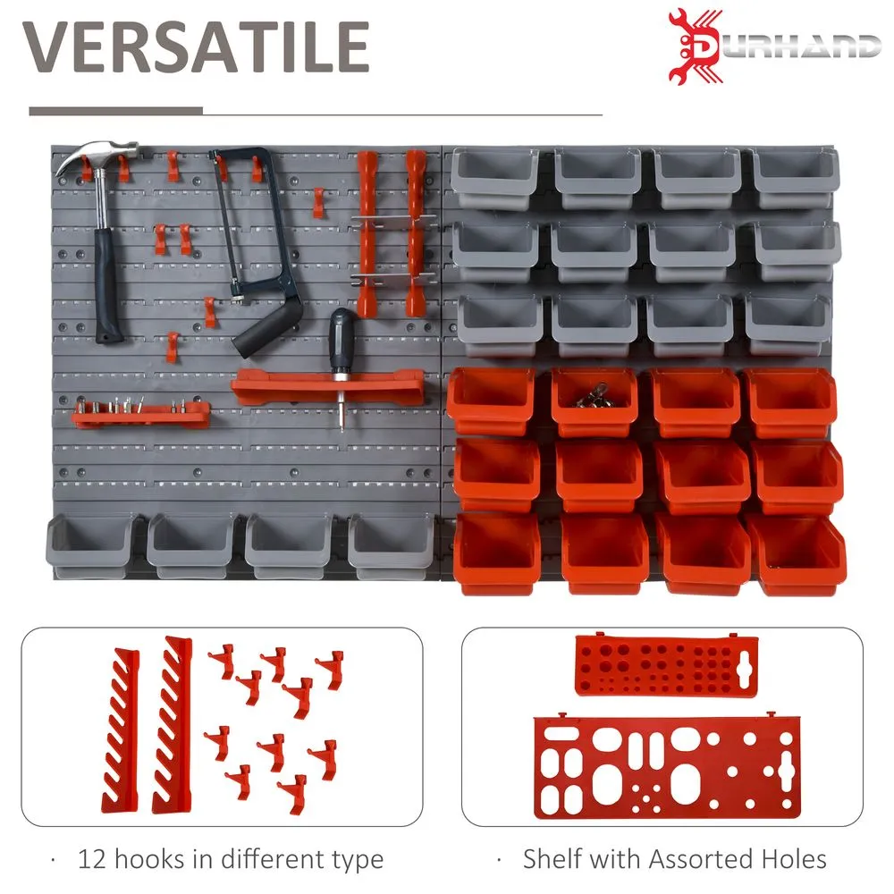 Garage Tool Storage – DURHAND Wall-Mounted Organizer