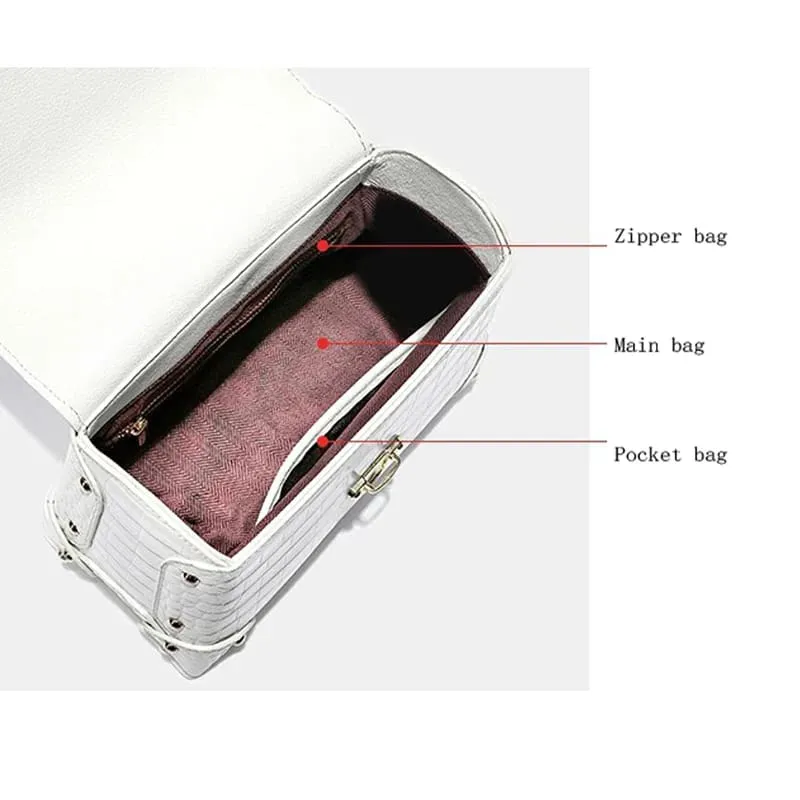 Genuine Leather Crocodile skin Luxury Women's Handbag