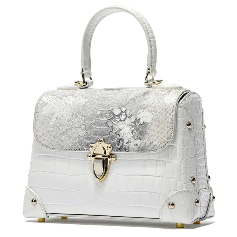 Genuine Leather Crocodile skin Luxury Women's Handbag
