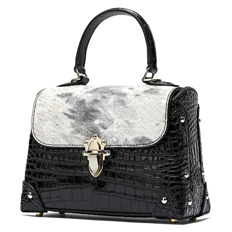 Genuine Leather Crocodile skin Luxury Women's Handbag