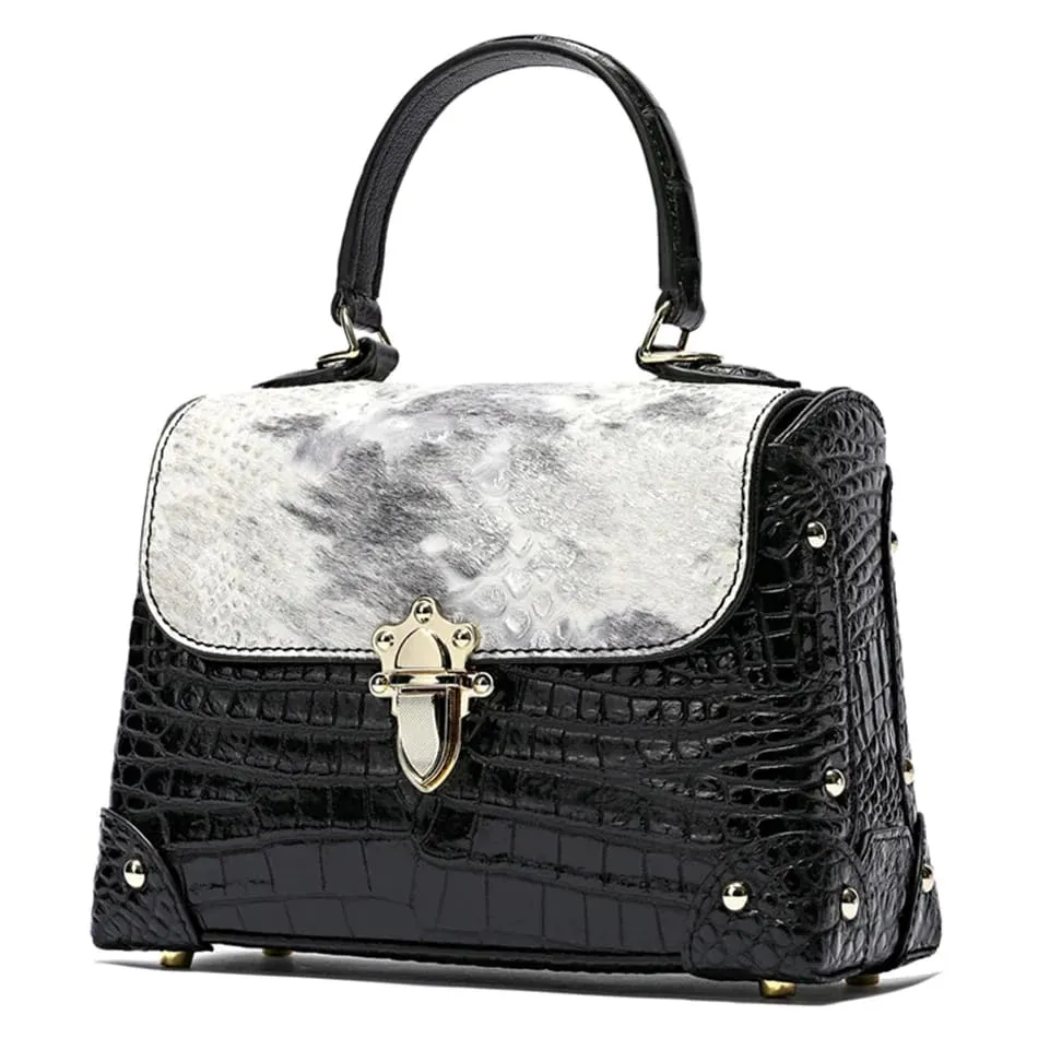 Genuine Leather Crocodile skin Luxury Women's Handbag