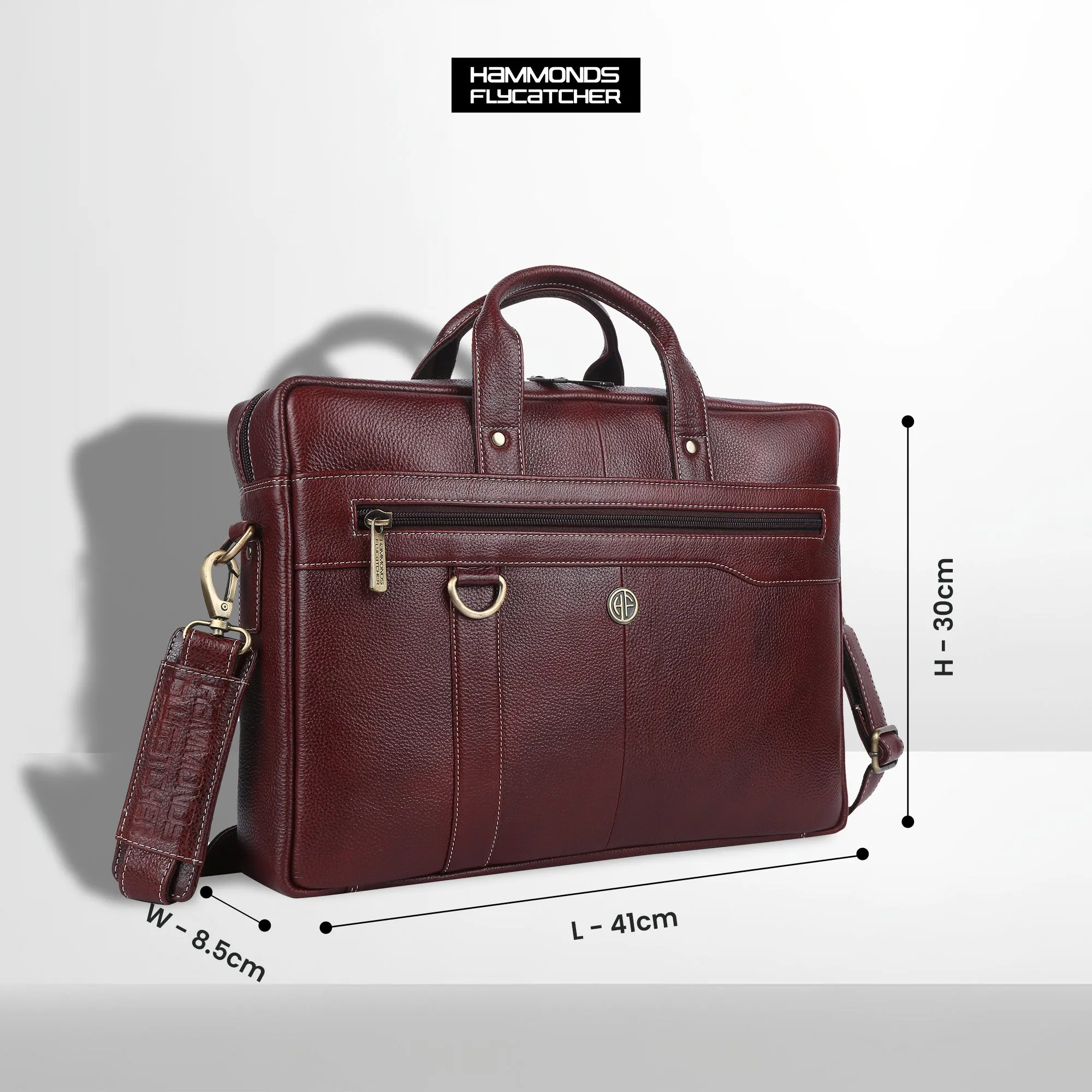 Genuine Leather Office Laptop Bags - Fits MacBook, Notebook up to 16 Inch - 1 Year Warranty