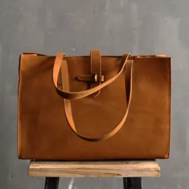 Genuine Leather Tote Bag for Women Handbag Single Shoulder Bag Large Capacity Birthday Gift for Her