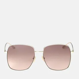 Gold / Brown GG1031S Rectangle - Square Sunglasses