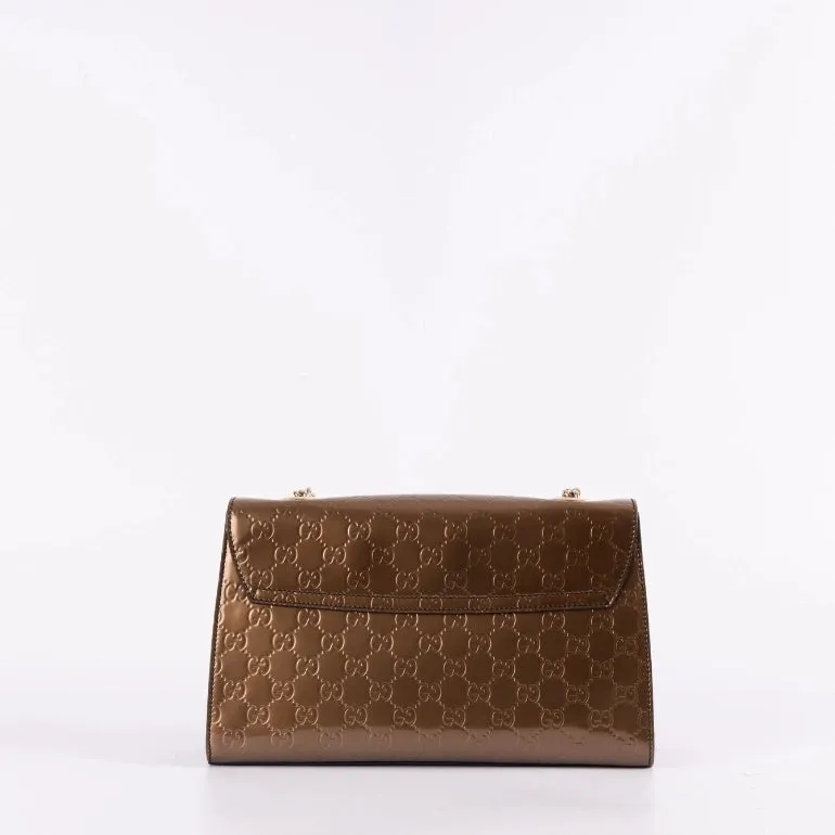 Gucci Shine Guccissima Medium Emily Chain Shoulder Bag