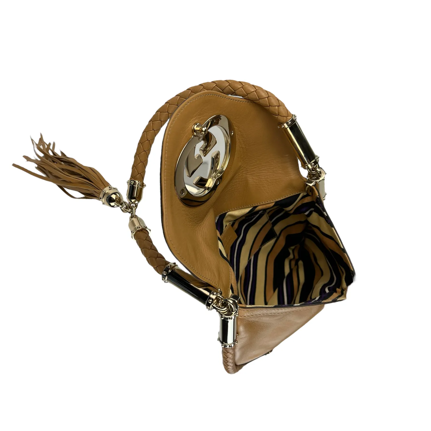 Gucci Vintage Britt Tassel Shoulder Bag