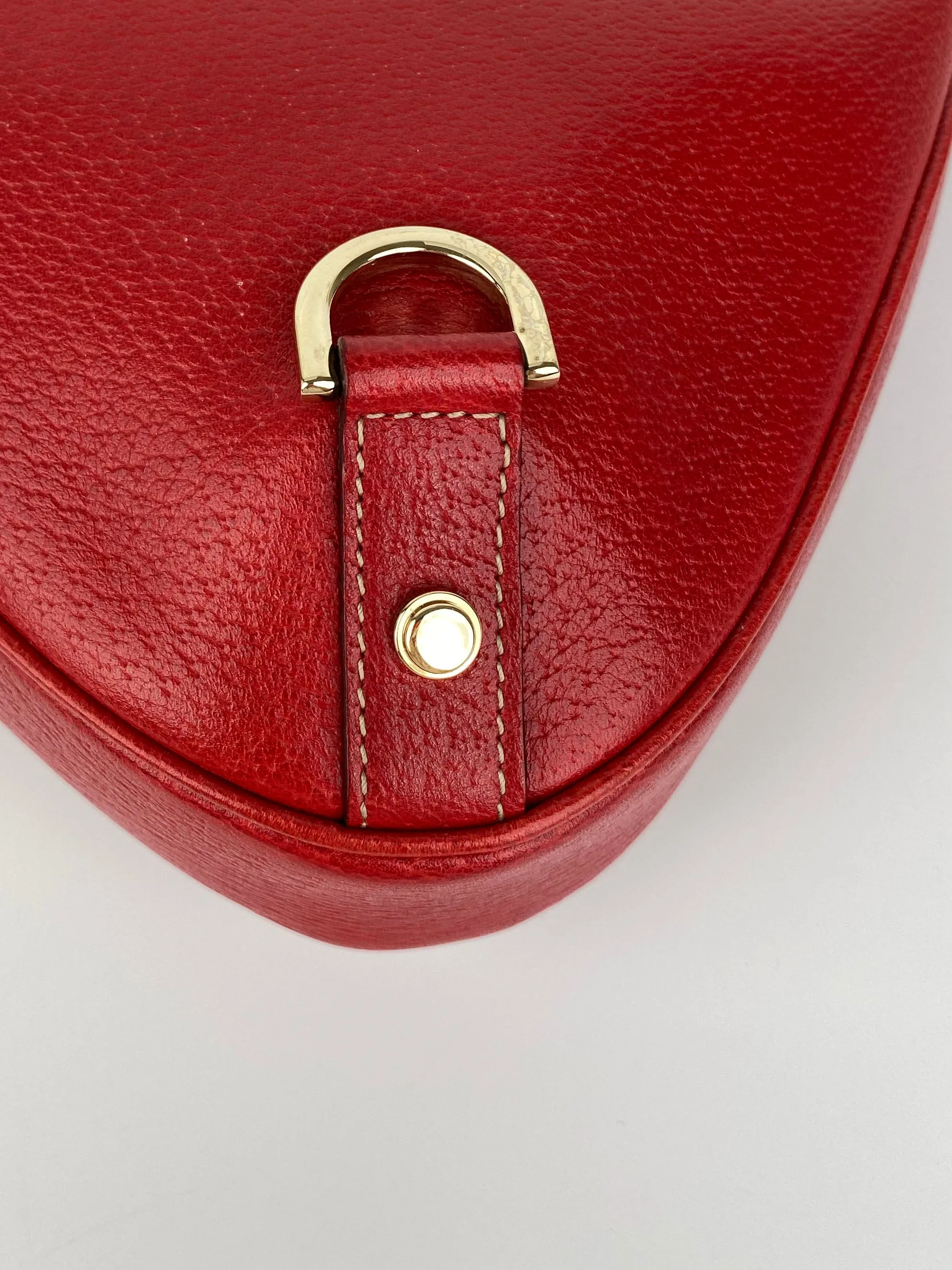 Gucci Vintage Red Hobo Bag