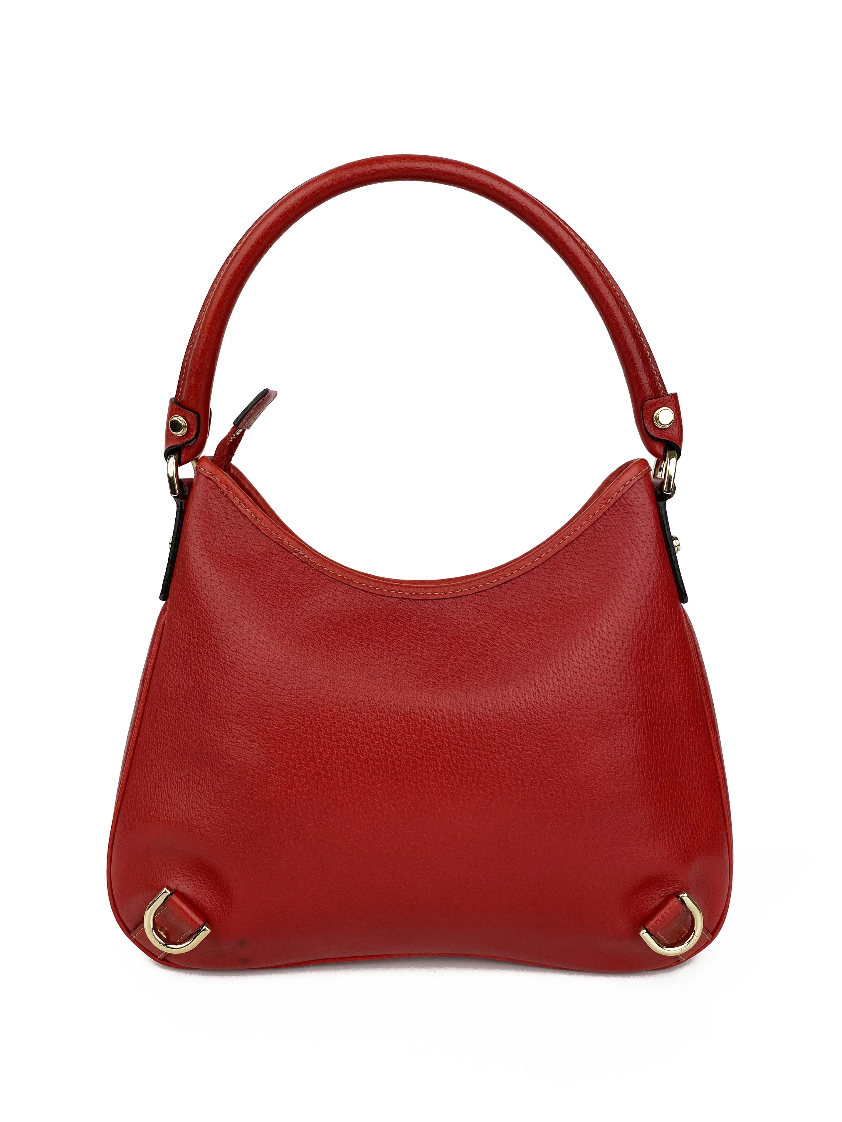 Gucci Vintage Red Hobo Bag