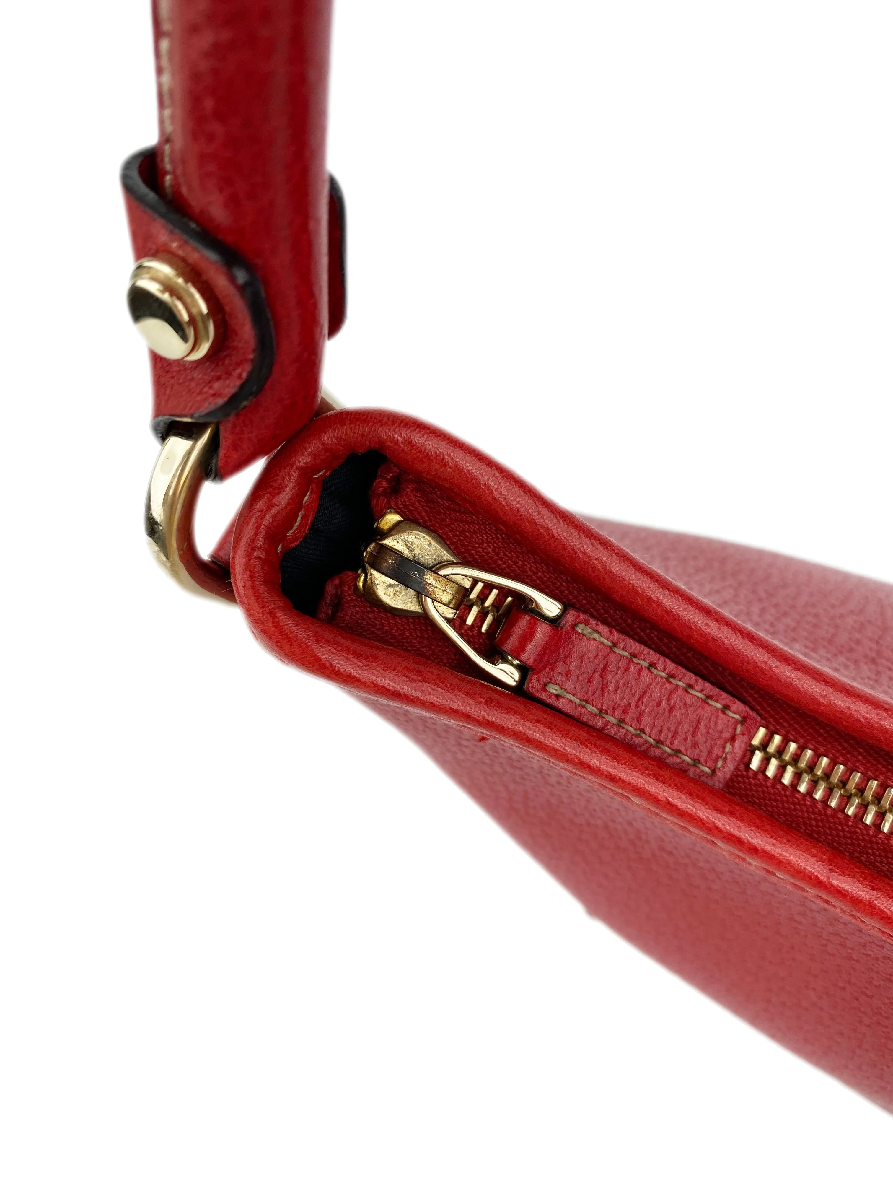 Gucci Vintage Red Hobo Bag