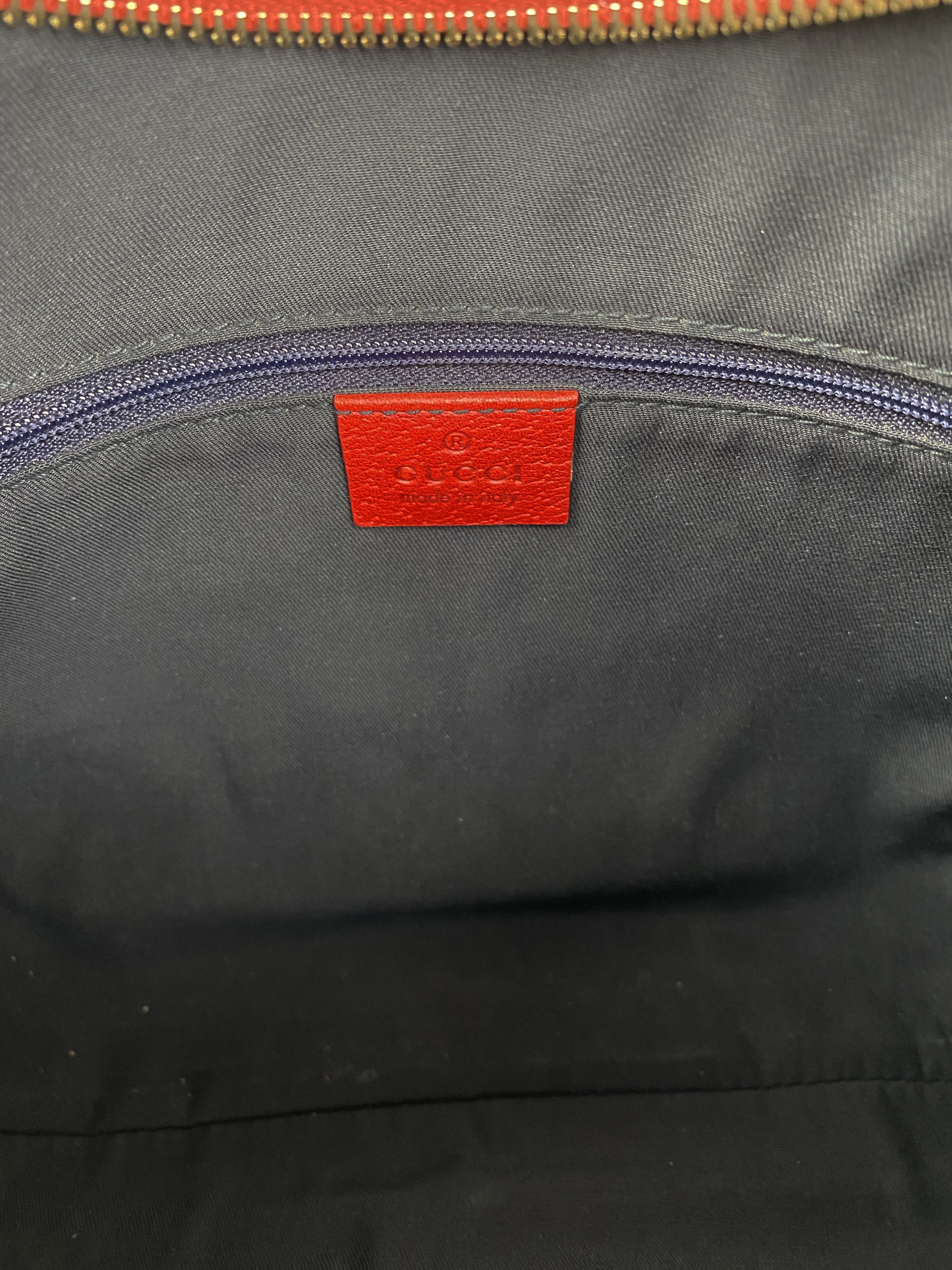 Gucci Vintage Red Hobo Bag