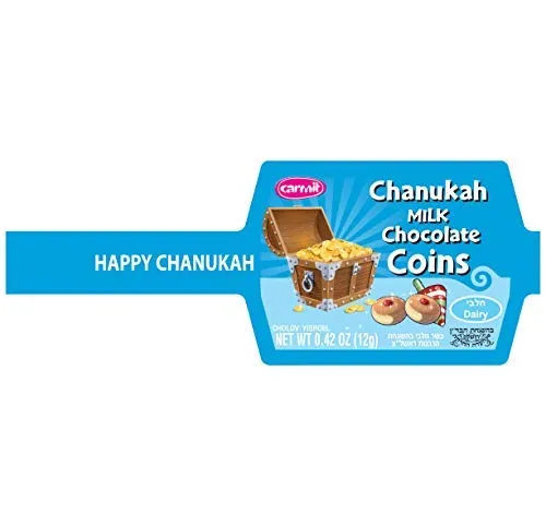 Hanukkah Milk Chocolate Coins