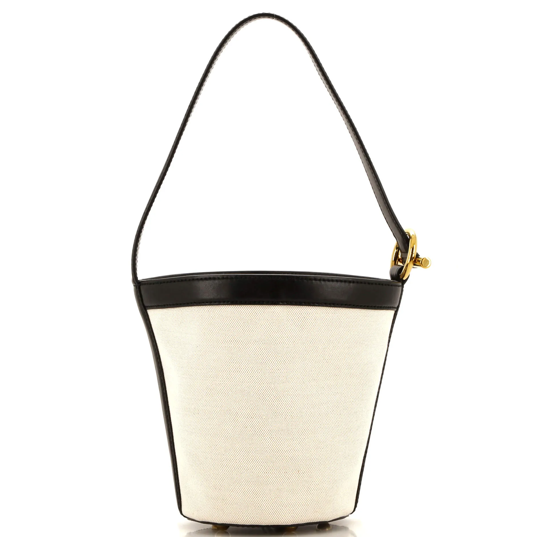 JJ Shoulder Bag Canvas and Leather Small