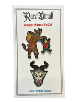 Krampus Enamel Pin Set