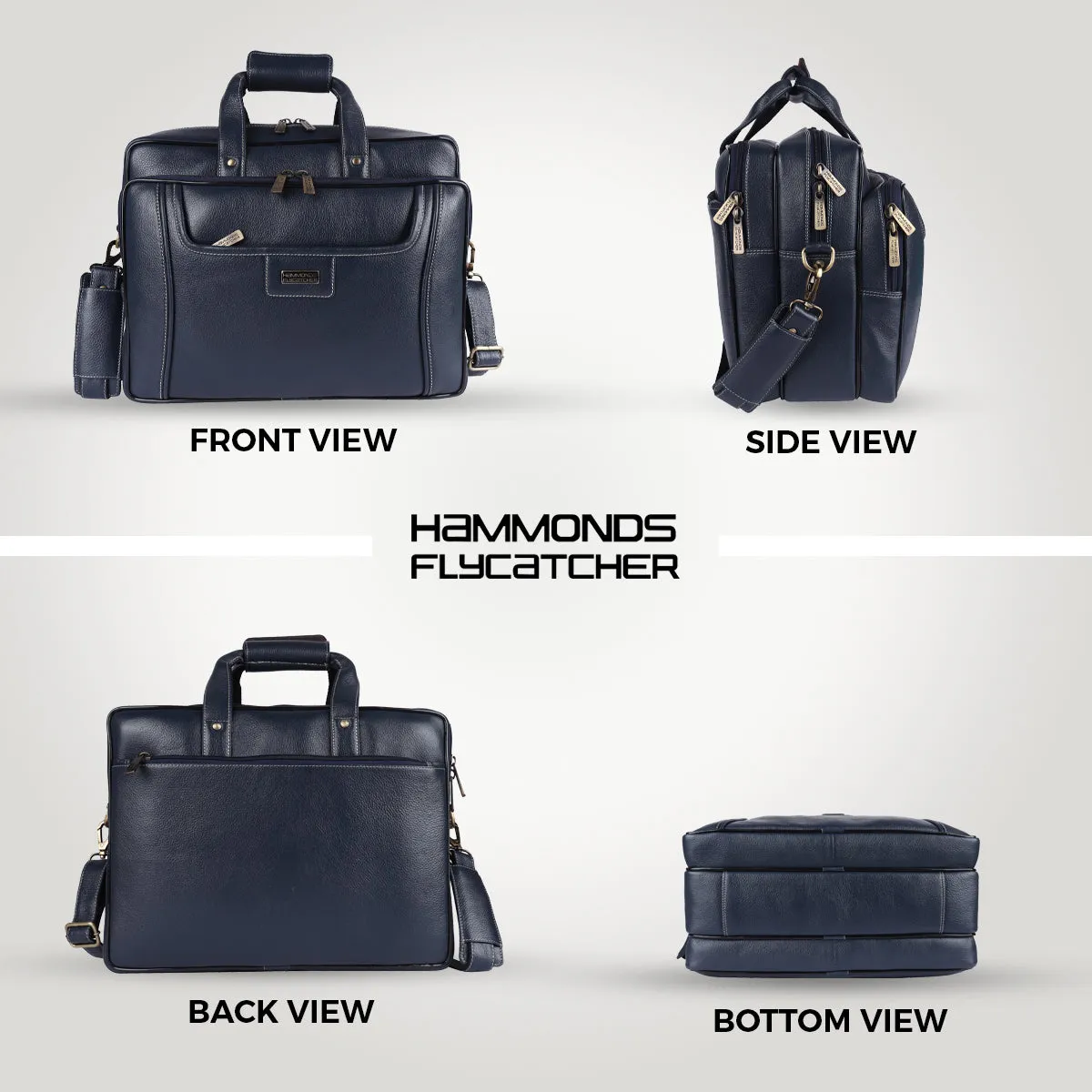 Leather office side bag For Laptop - Laptop Bag for 14-16 Inch Laptop/MacBook - 1 Year Warranty