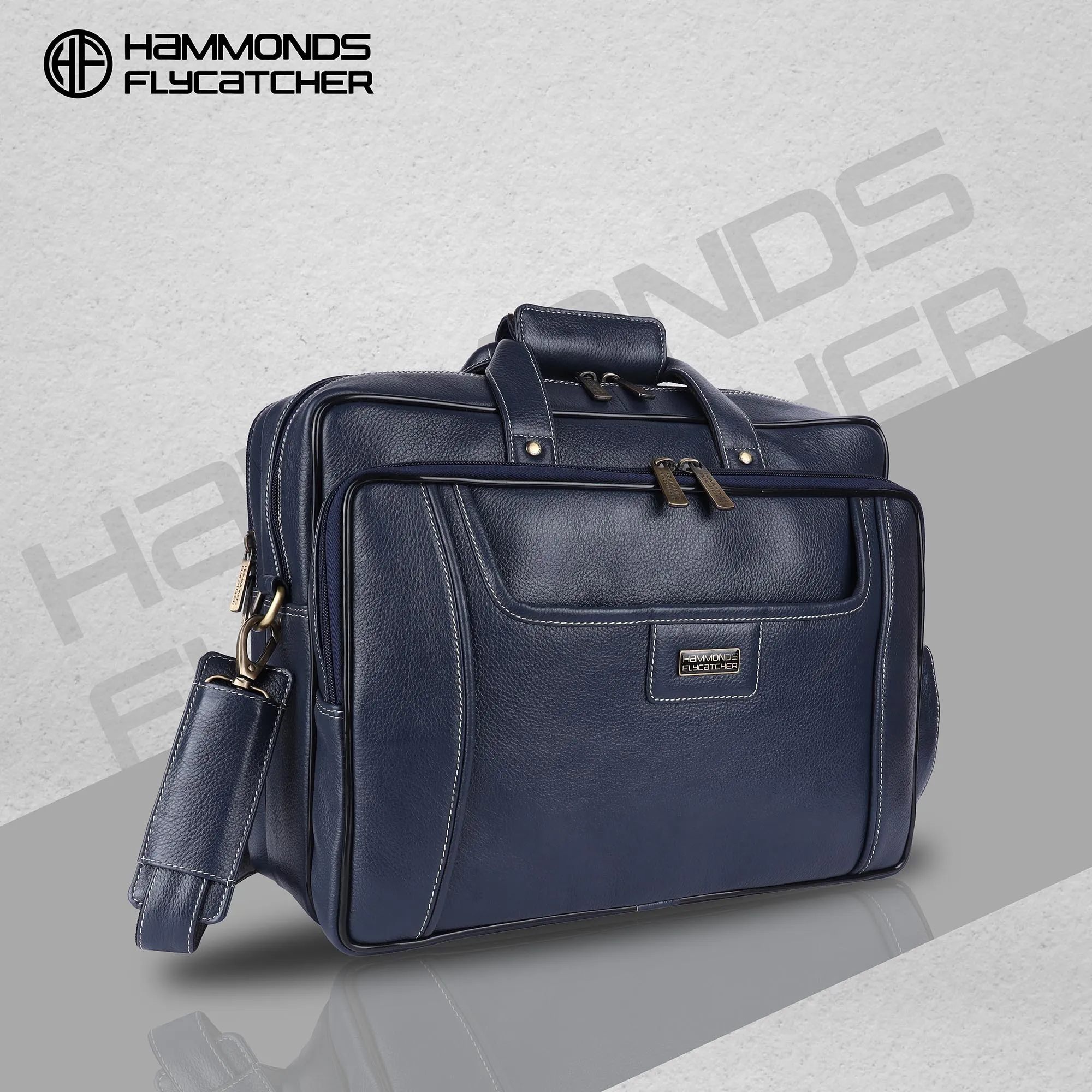Leather office side bag For Laptop - Laptop Bag for 14-16 Inch Laptop/MacBook - 1 Year Warranty