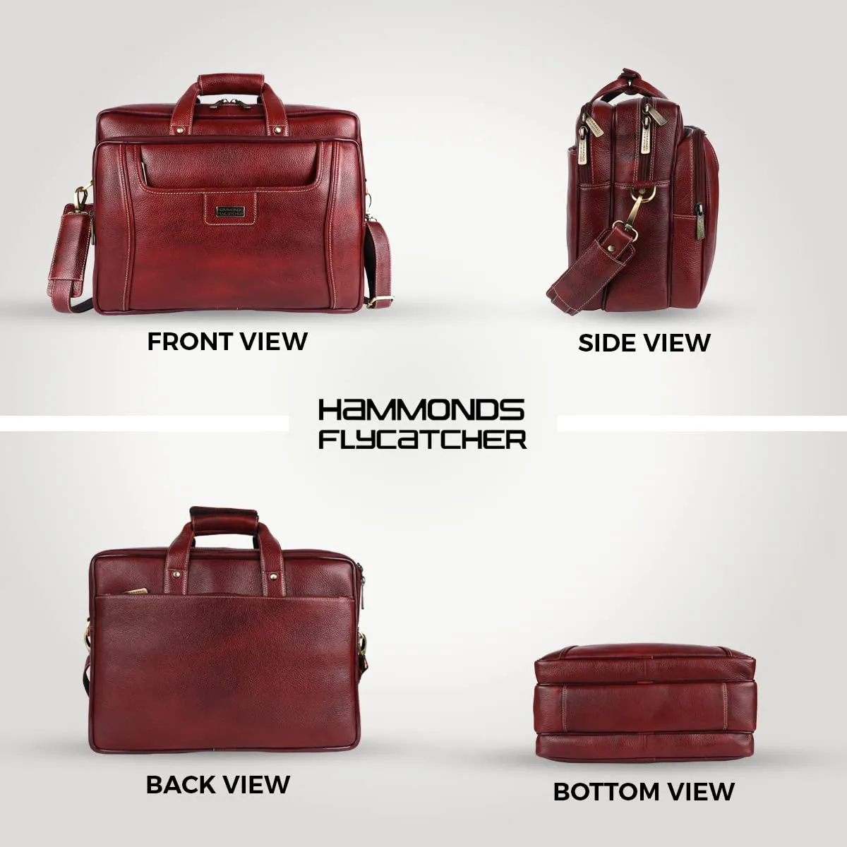 Leather office side bag For Laptop - Laptop Bag for 14-16 Inch Laptop/MacBook - 1 Year Warranty