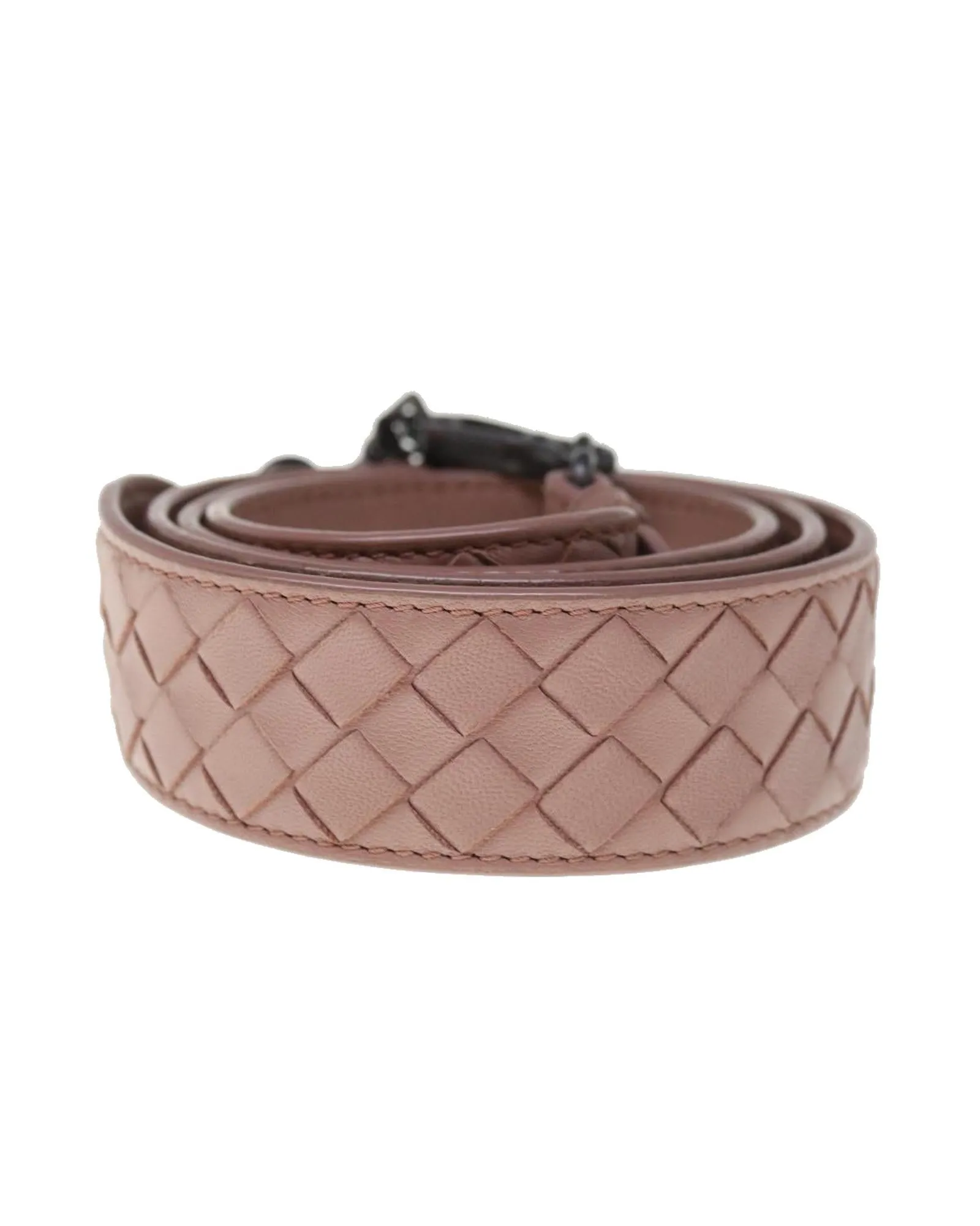 Leather Shoulder Strap with Intricate Weaving Detail