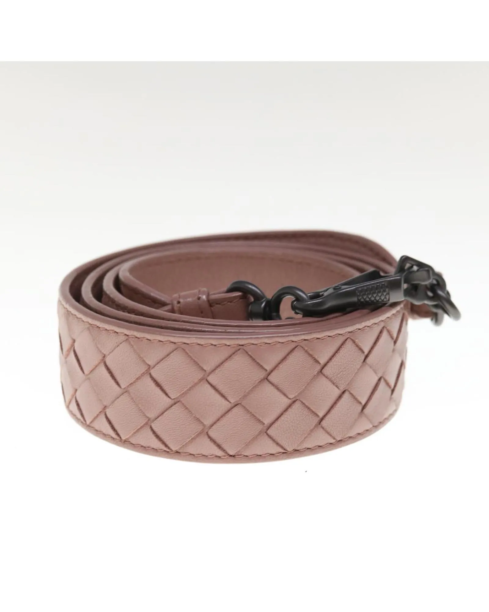 Leather Shoulder Strap with Intricate Weaving Detail