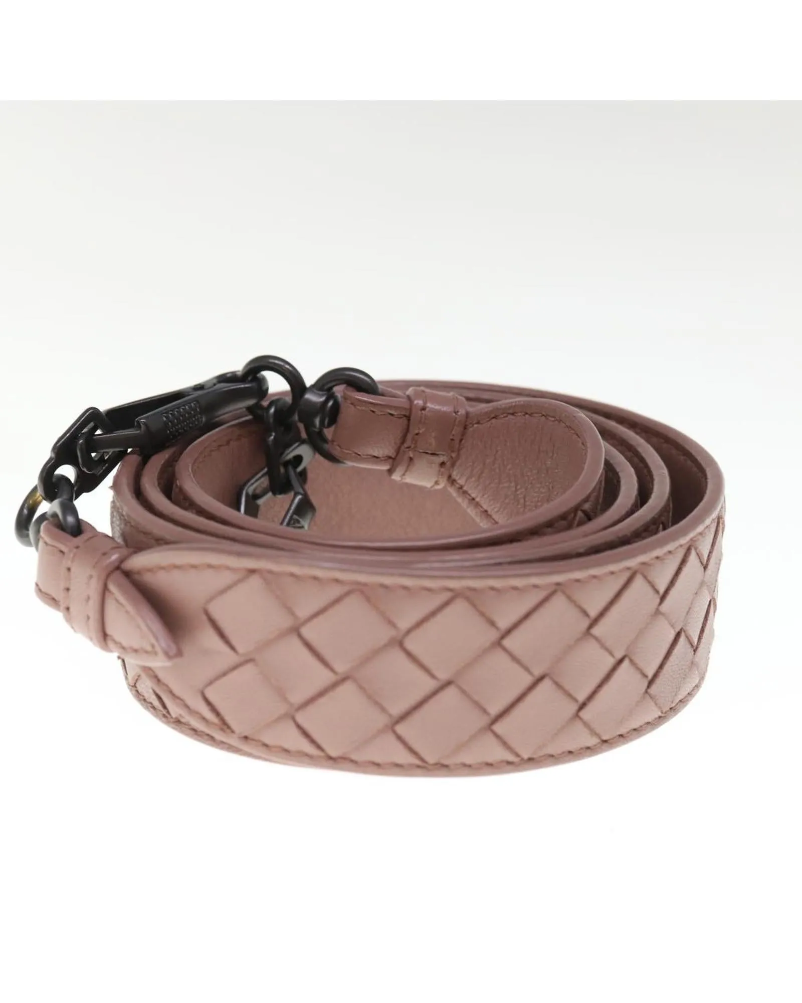 Leather Shoulder Strap with Intricate Weaving Detail