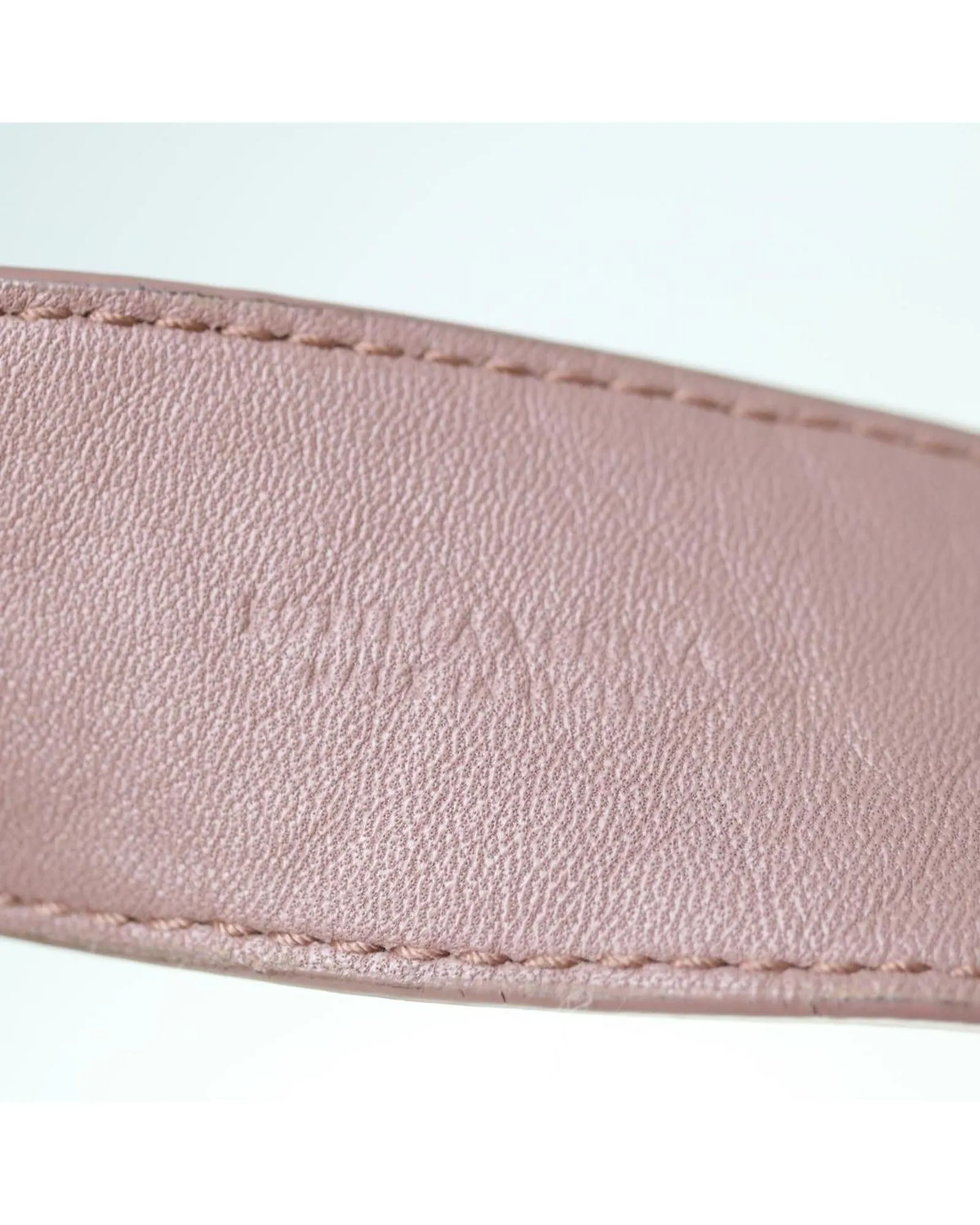 Leather Shoulder Strap with Intricate Weaving Detail