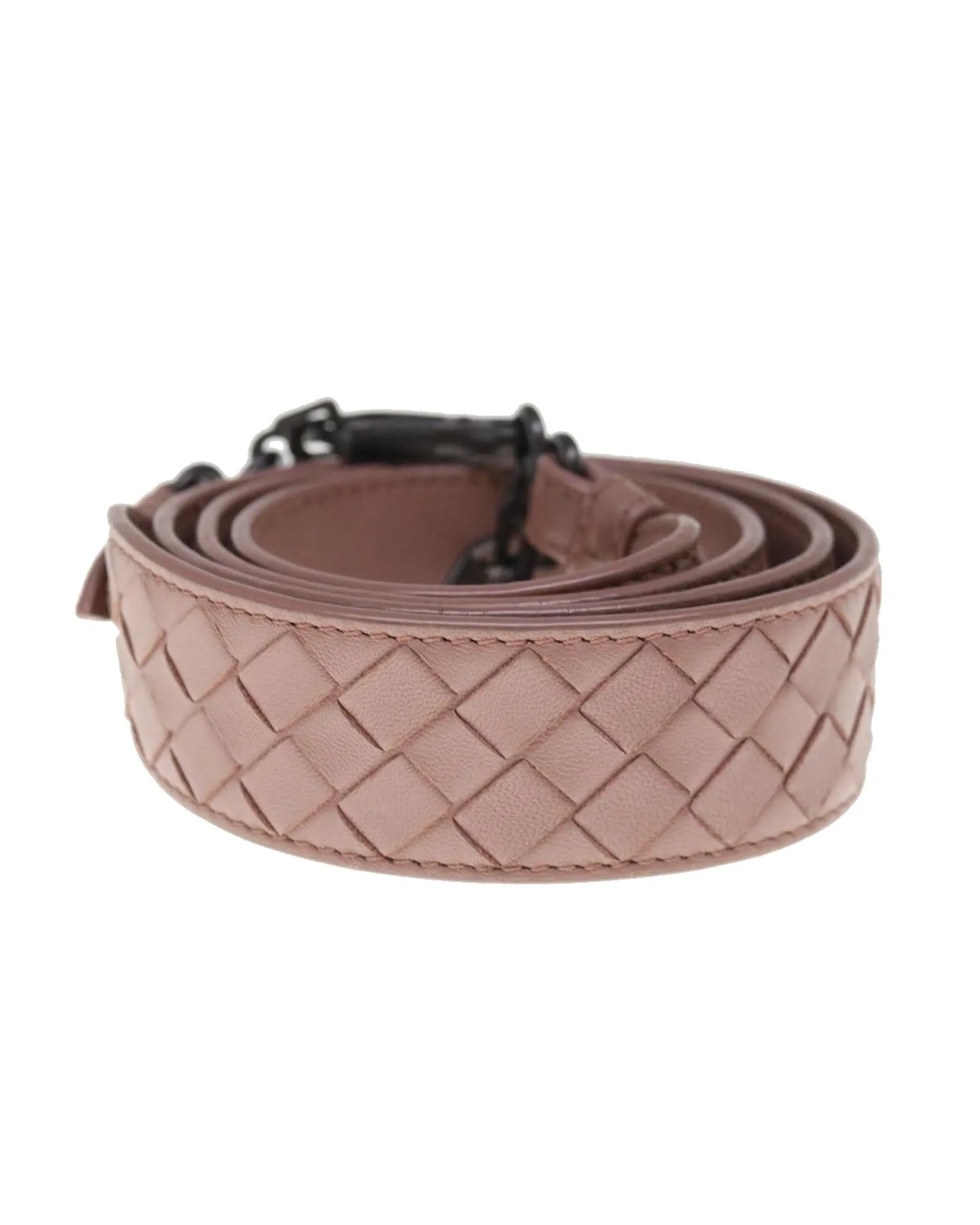 Leather Shoulder Strap with Intricate Weaving Detail