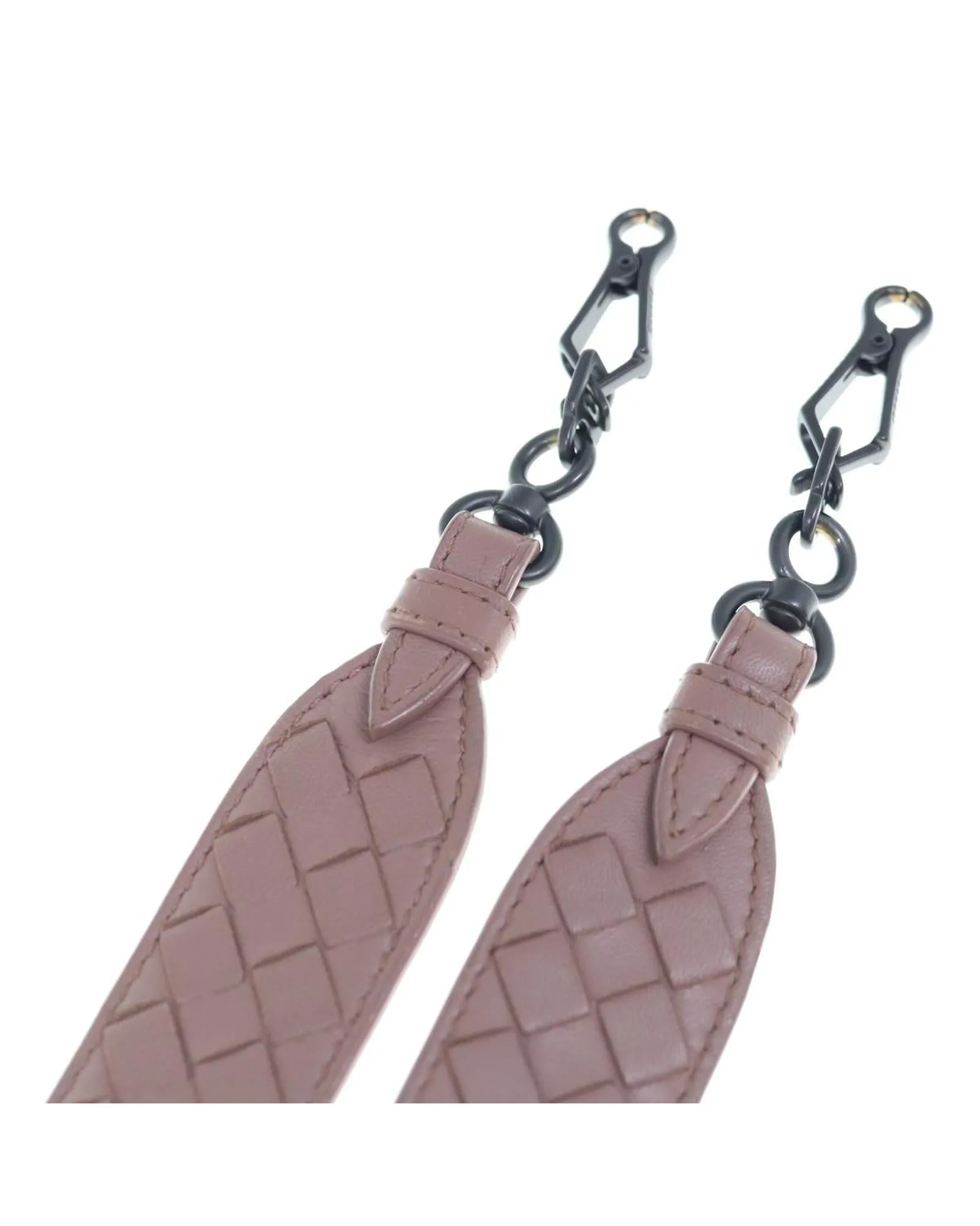 Leather Shoulder Strap with Intricate Weaving Detail