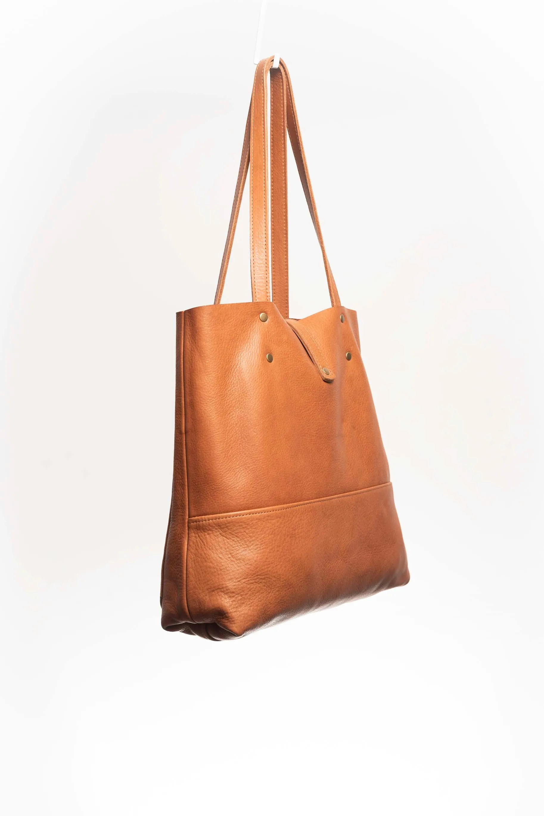 Leather tote bag - Jacarandá