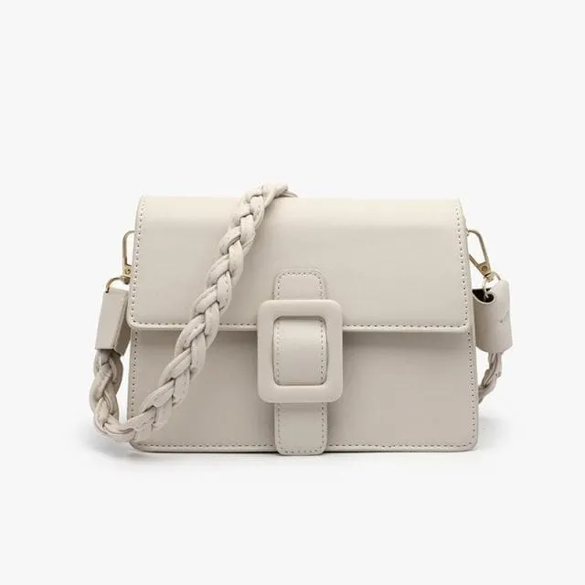 Luxury Solid Color Crossbody Tote Women Handbags