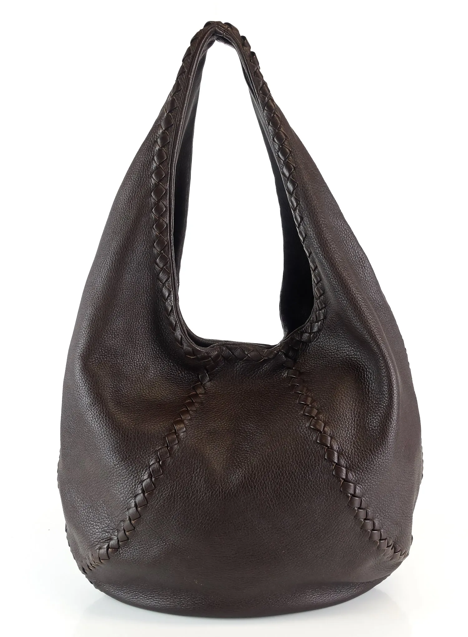 Mallow Cervo Leather Hobo Bag