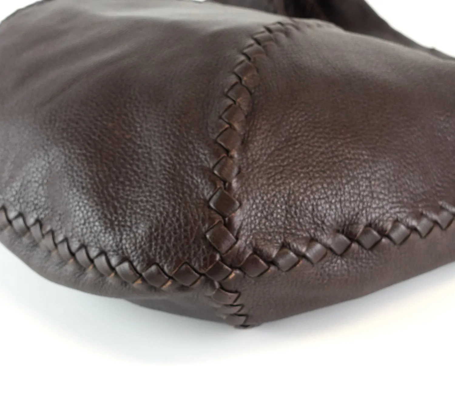 Mallow Cervo Leather Hobo Bag