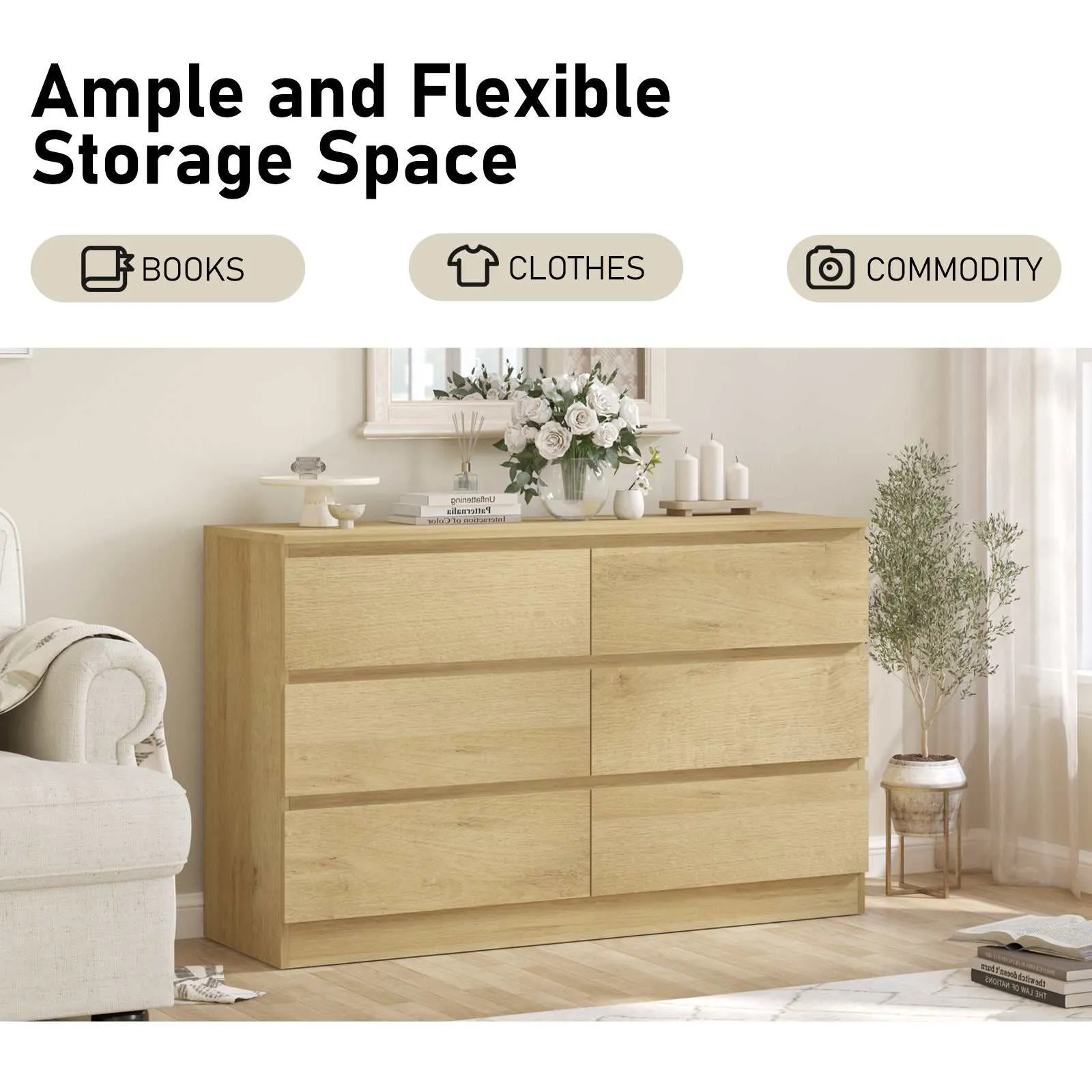 MerryLuk Bedroom Storage Cabinets | Elevate with MerryLuk Dressers