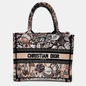 Multicolor Canvas Book Tote Bag