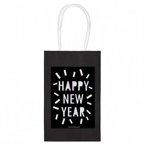 New Year Disco Paper Party Bags- Pack of 4