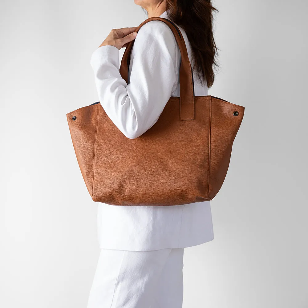 Oversized Tote- Toffee