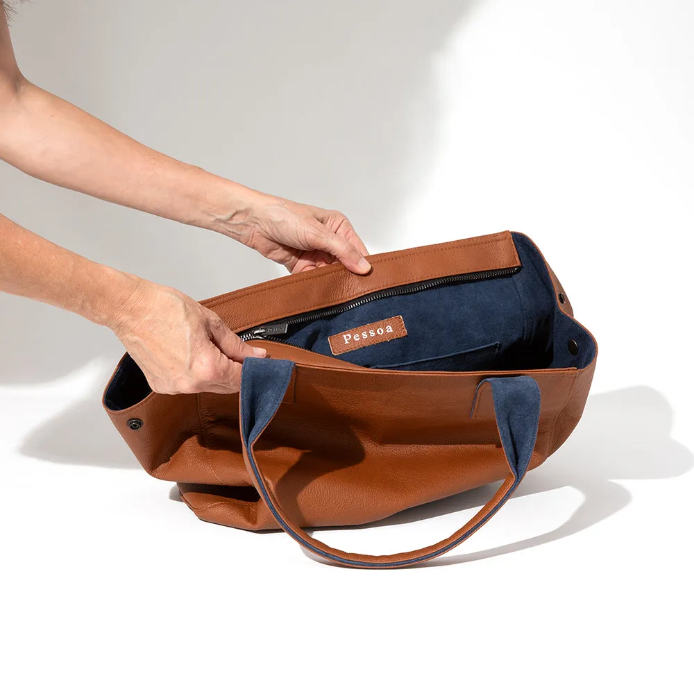 Oversized Tote- Toffee