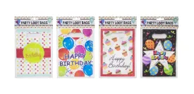 Party Loot Bags | 10 Pack | 16 cm x 23 cm | Assorted