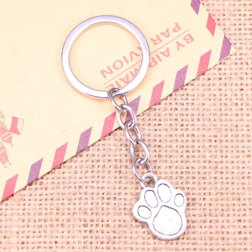 Paw Print Keychains