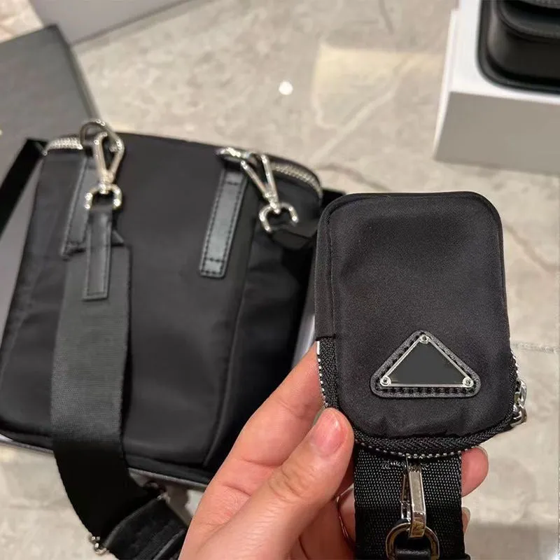 PD177 Re-Nylon Bucket shoulder bag / 8.3x5.9x5.9inch
