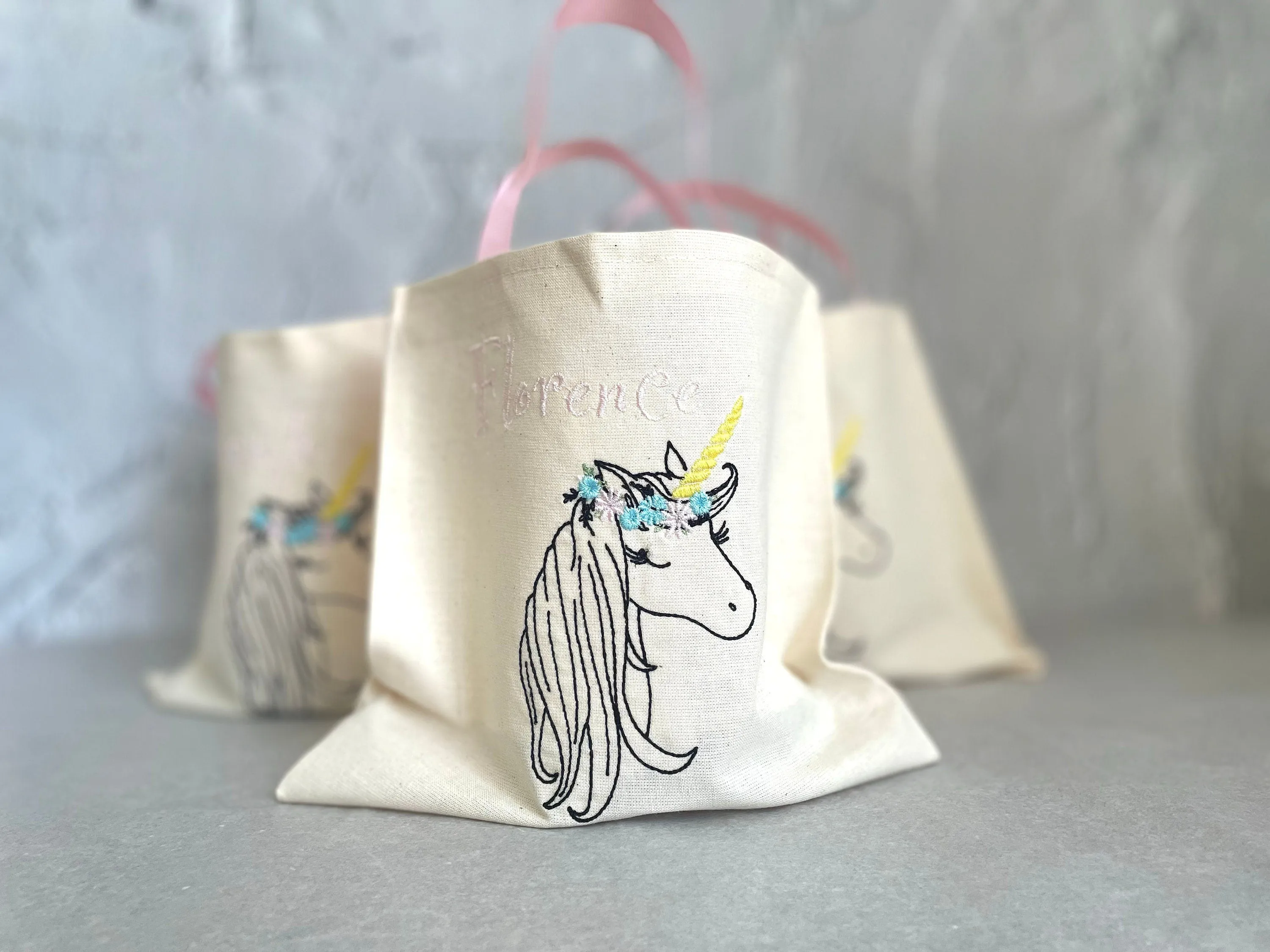 Personalised Unicorn Party Bag