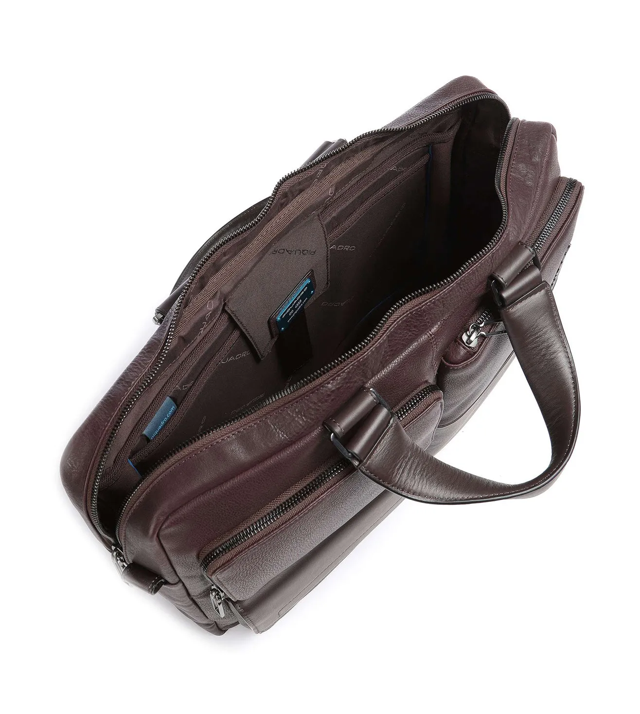 Piquadro Ronnie Unisex Brown Laptop Briefcase
