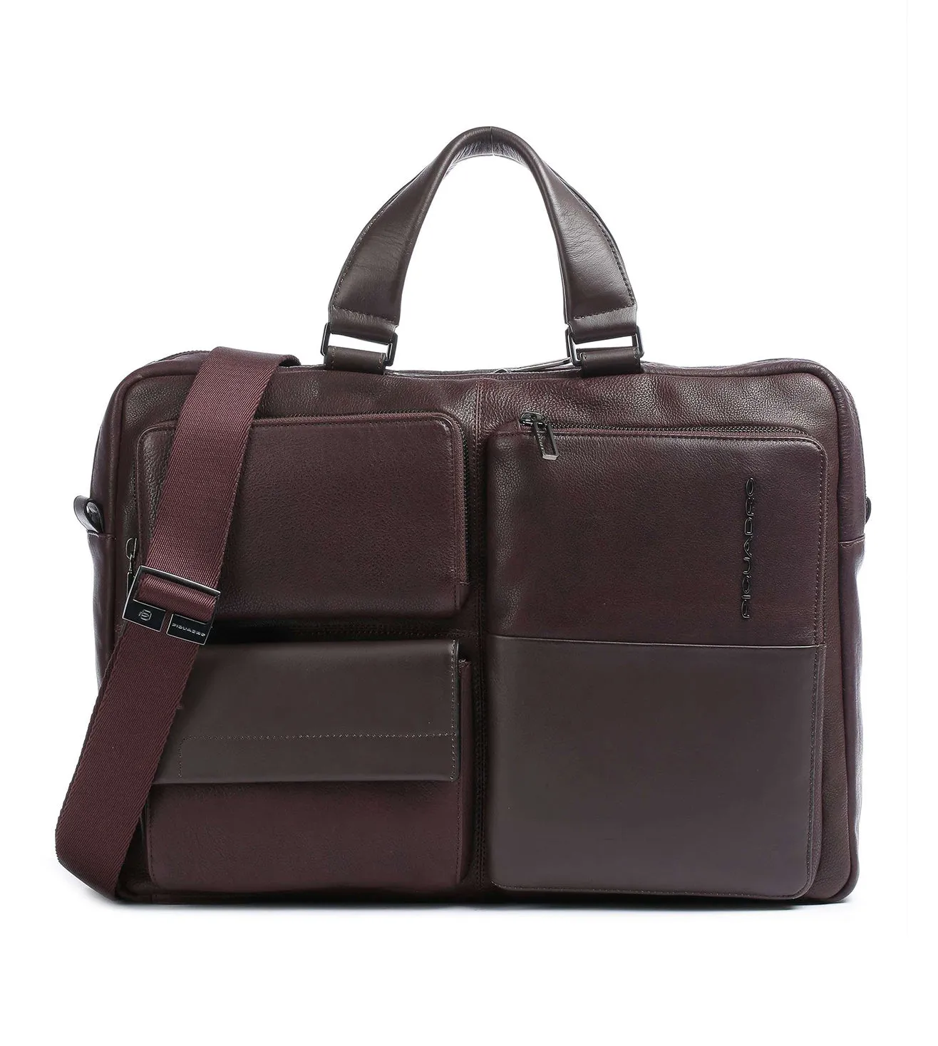 Piquadro Ronnie Unisex Brown Laptop Briefcase