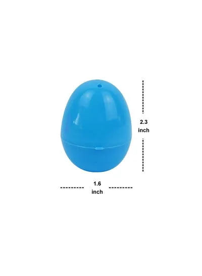Plastic Printed Bright Eggs 120 Pcs Basket Toy For Kids