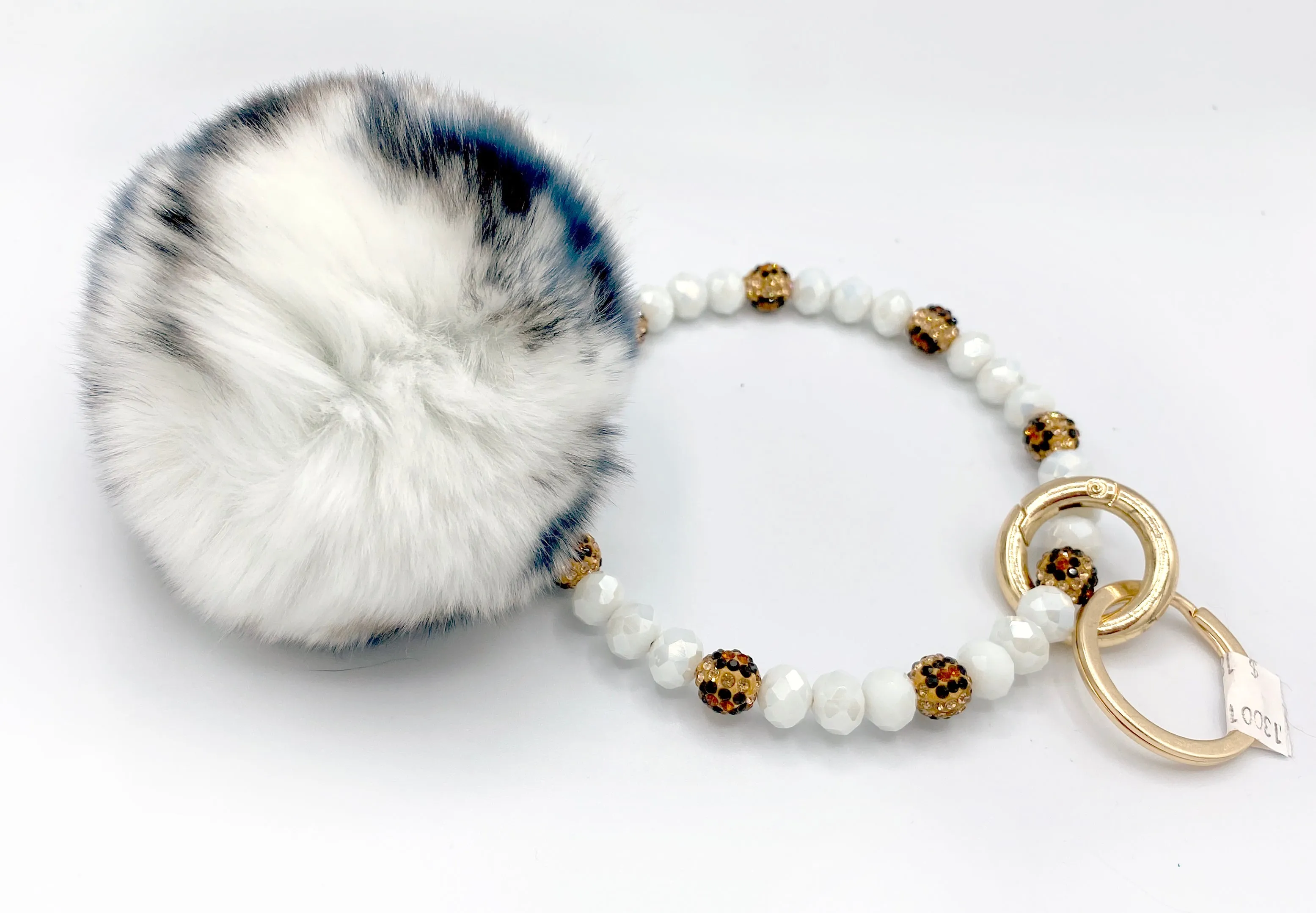Pom Pom Keyring Bracelet