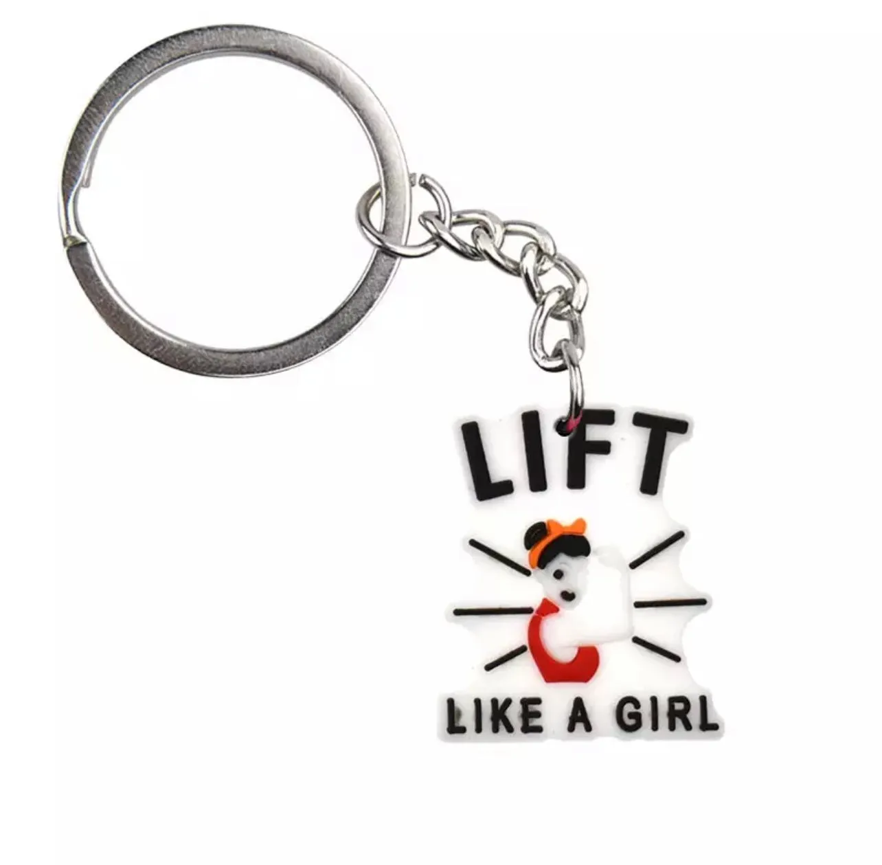 PVC Fitness Keychain