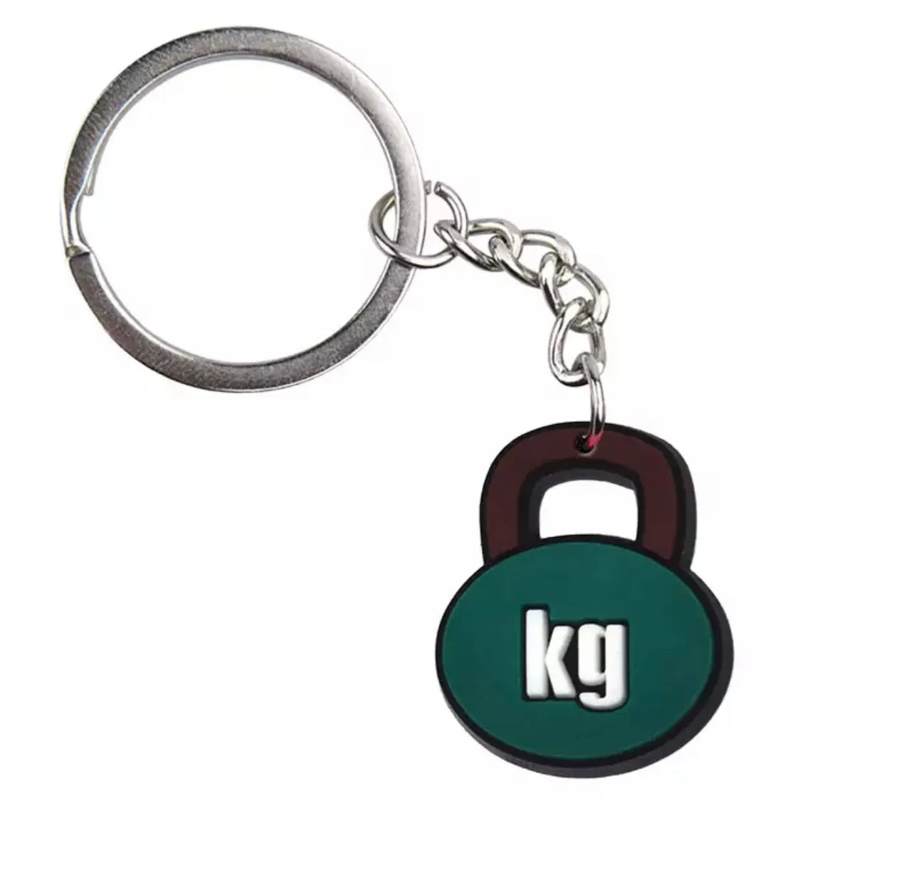 PVC Fitness Keychain